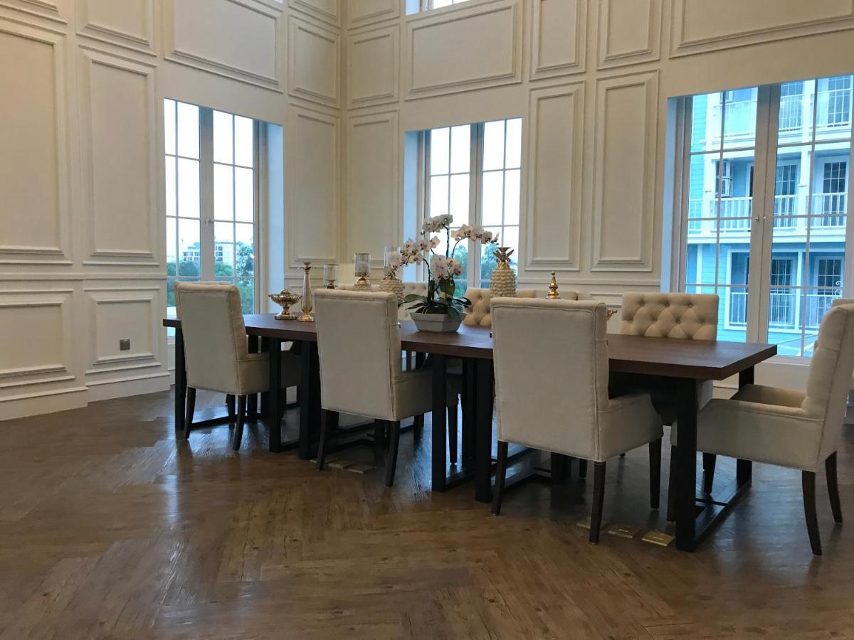 Grand Florida芭提雅带免费游泳池温泉和健身房和办公区水上花园公寓e208 나 좀티엔 외부 사진