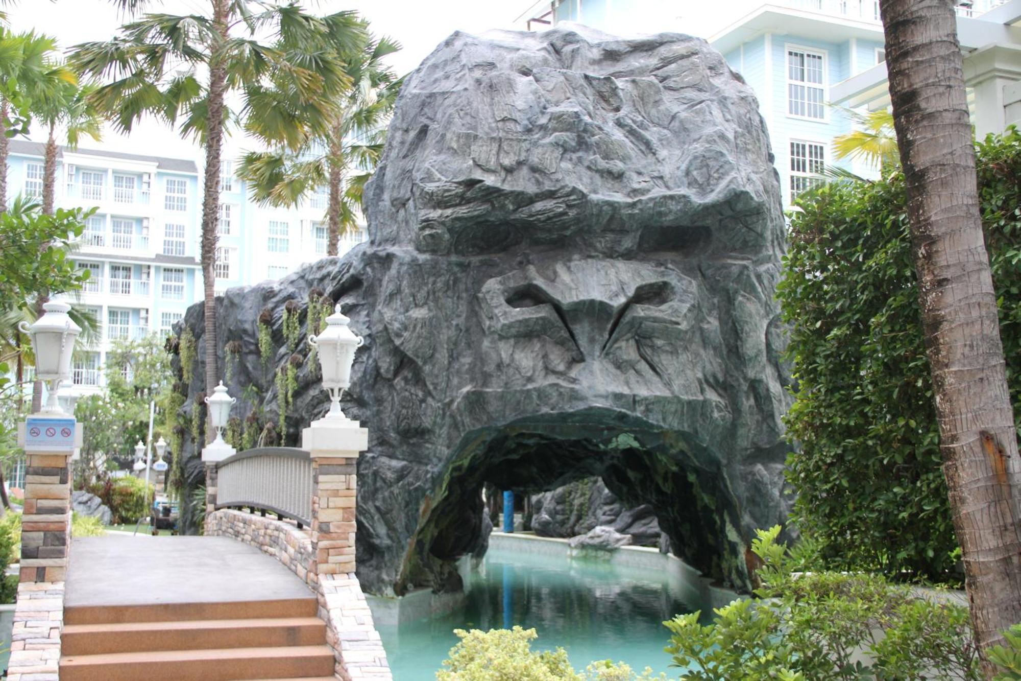 Grand Florida芭提雅带免费游泳池温泉和健身房和办公区水上花园公寓e208 나 좀티엔 외부 사진