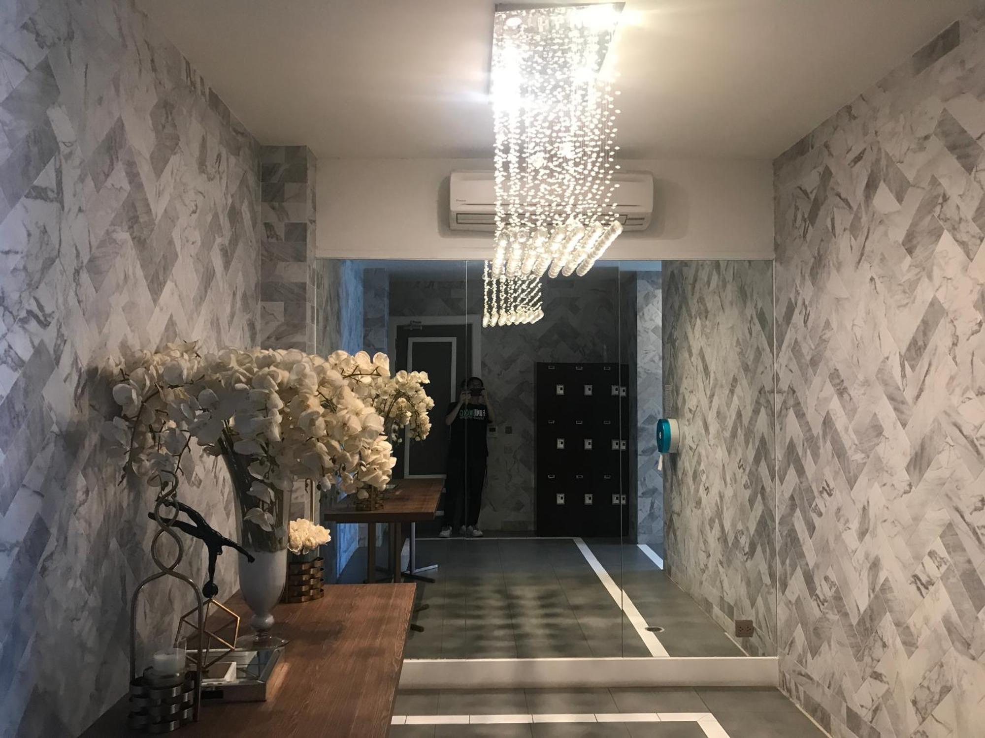 Grand Florida芭提雅带免费游泳池温泉和健身房和办公区水上花园公寓e208 나 좀티엔 외부 사진